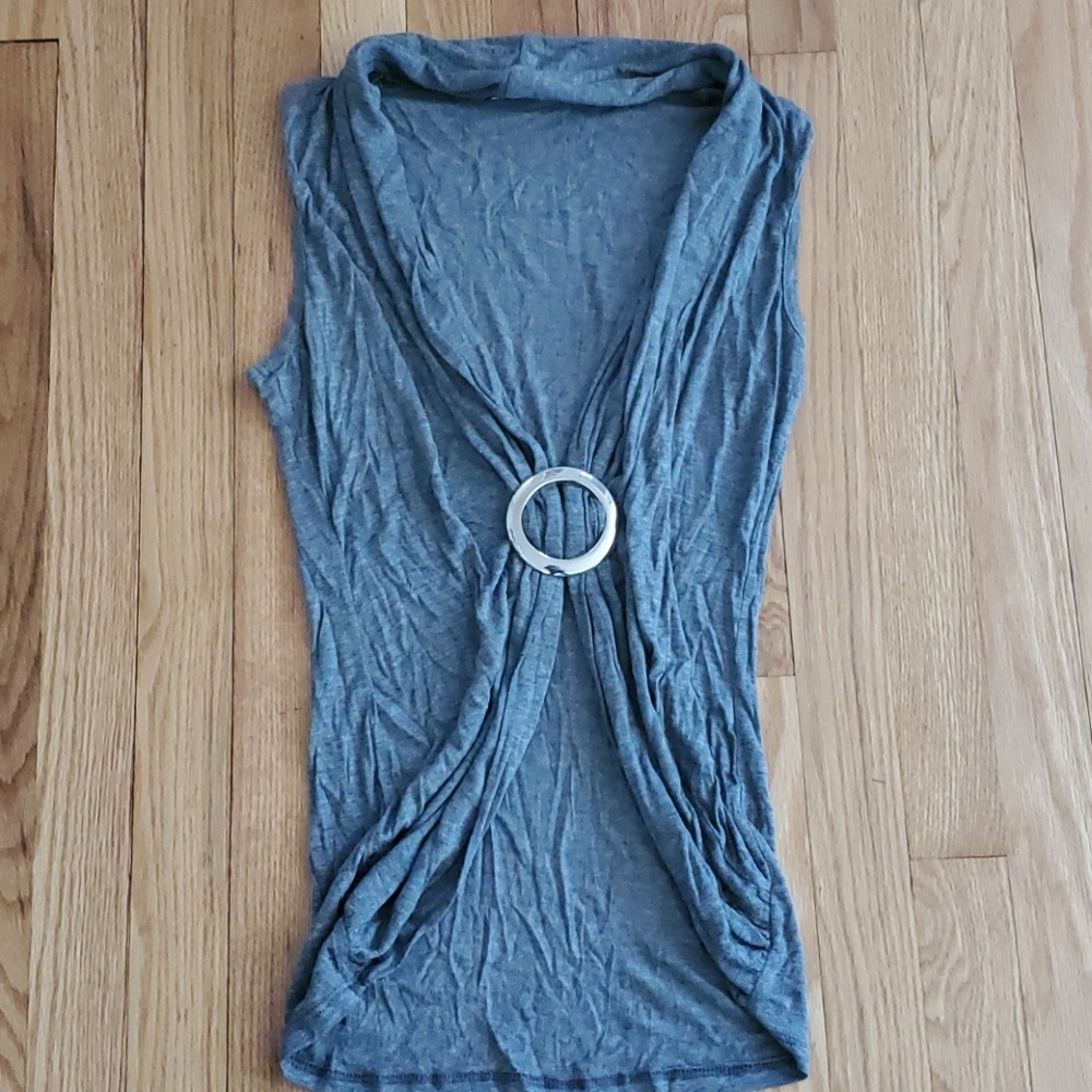 NWOT Gray vest top